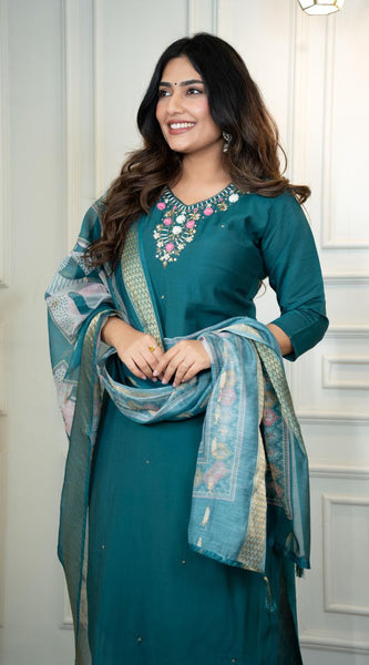 Luxe Silk & Chanderi Blend Dresses