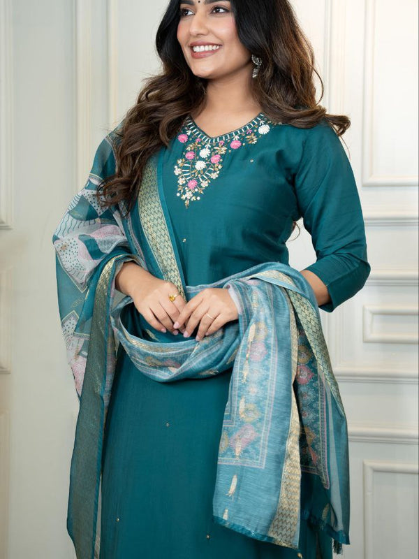 Luxe Silk & Chanderi Blend Dresses