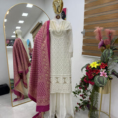 Embroidered Georgette Party Set