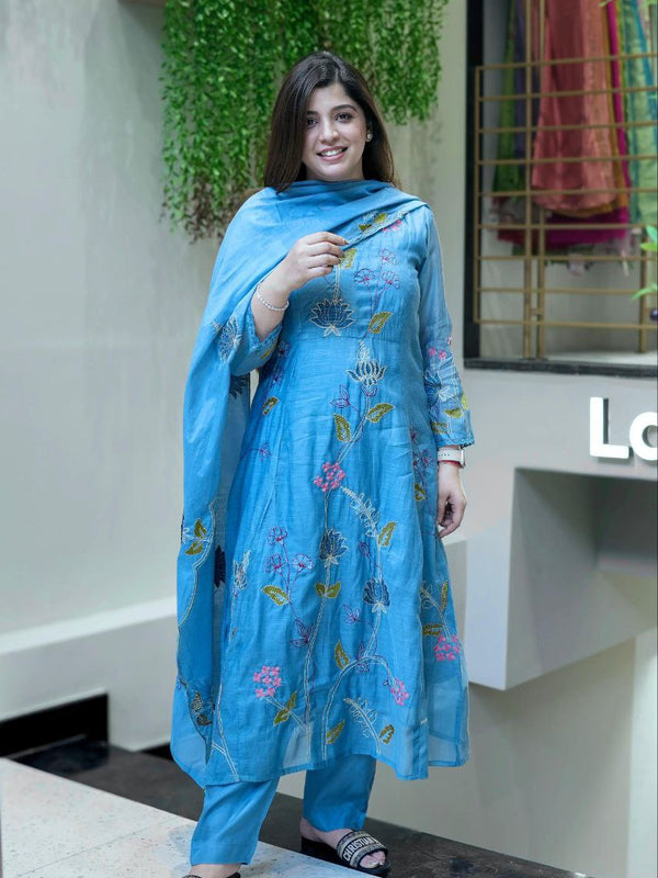 Chanderi Ensemble Dresses