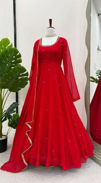 Faux Georgette Luxury Lehenga