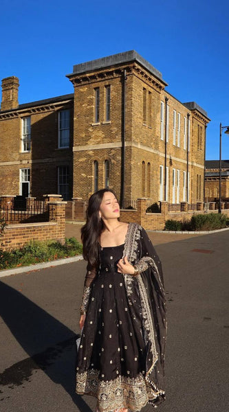 Heavy Flair Georgette Gown Lehenga