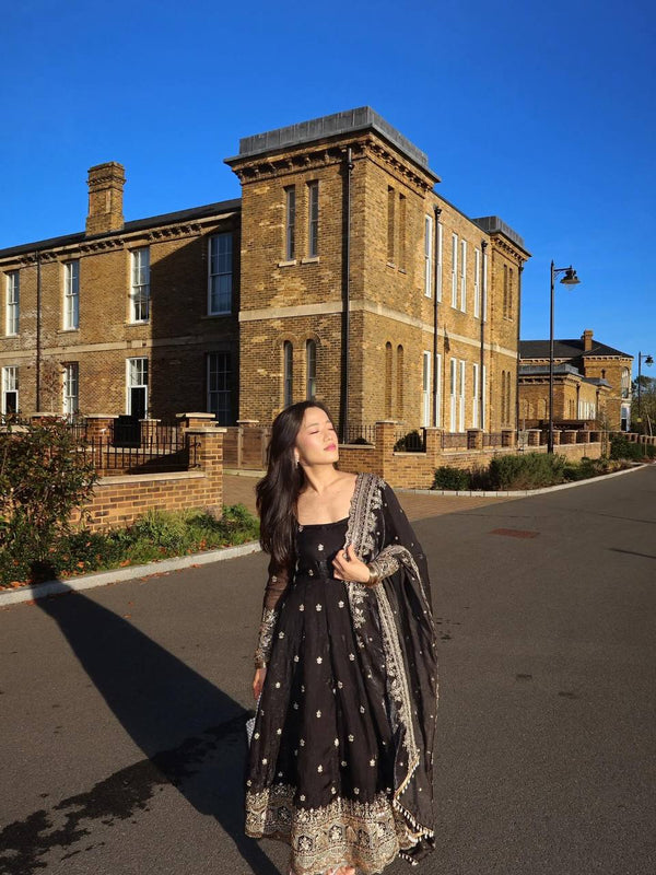 Heavy Flair Georgette Gown Lehenga