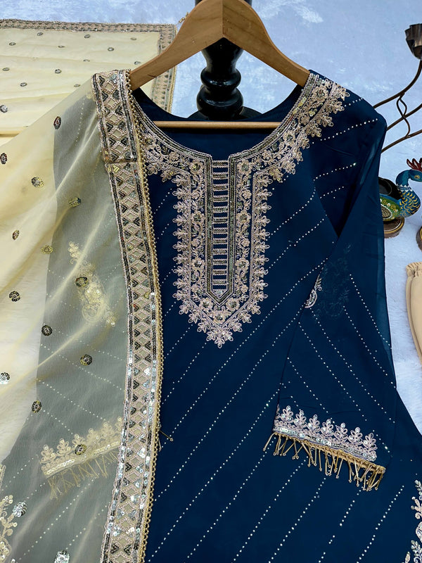 Designer Top-Plazzo Dresses