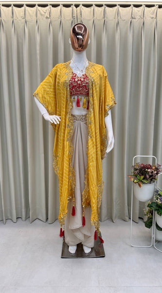 Stylish Three-Piece Indo western