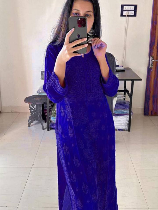 Georgette Kurti Pant Dupatta Dresses