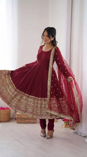 Festive Ready Anarkali Lehenga