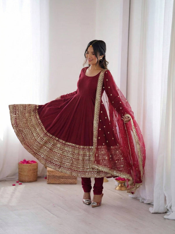 Festive Ready Anarkali Lehenga