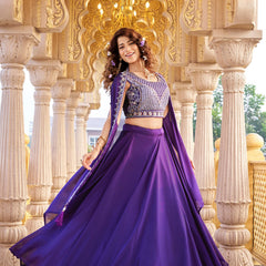 Moti & Sequence Work Lehenga