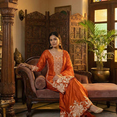 Designer Top with Sarara Indo Western