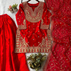 Wedding Wear Fendy Plazzo Indo Western