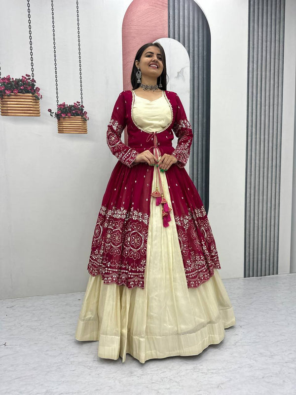 Trendy Lehenga Shrug Set