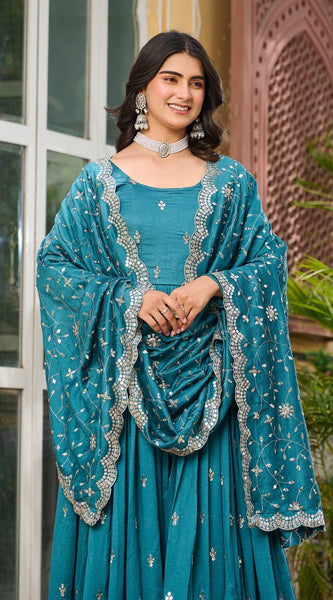 Adorable Vichitra Silk Lehenga