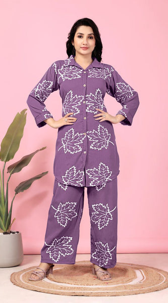Stylish Co-Ord Set With Chain Work