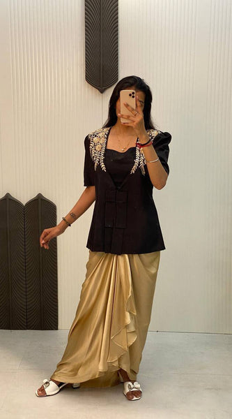 Wedding Season Three-Piece Indo Western
