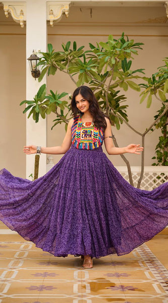 Bandhani Mirror Work Lehenga