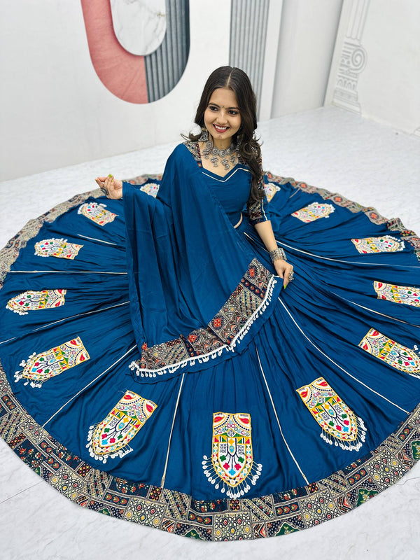 Festive Cotton Lehenga Choli