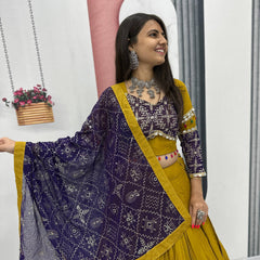 Real Mirror Work Lehenga Choli