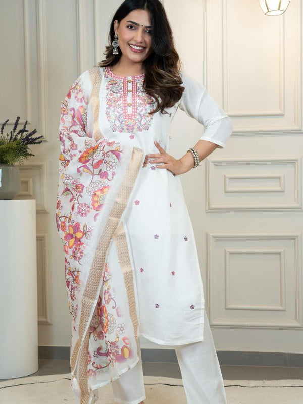 Designers Kurti Pent Dupatta Set Dresses