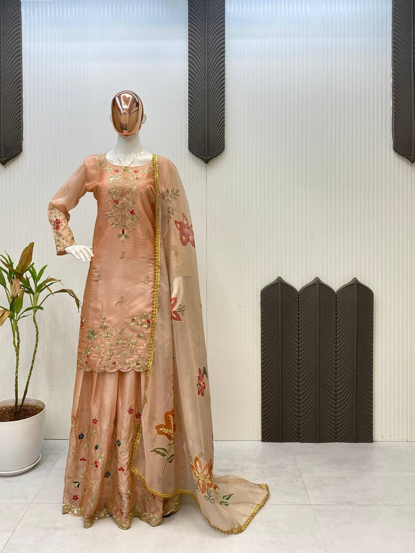 Chinon Embroidered Indo Western