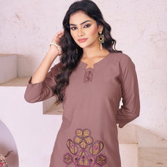 Heavy Rayon Embroidery Co-Ord Sets