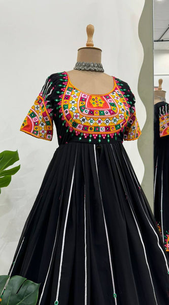 Faux Georgette Sequin Lehenga