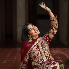 Premium Embroidered Three-Piece Dresses