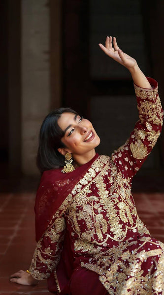 Premium Embroidered Three-Piece Dresses