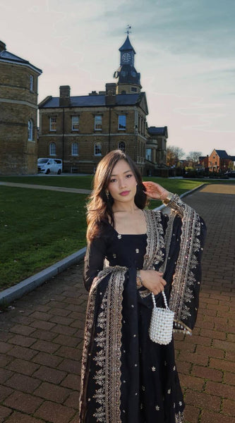 Heavy Flair Georgette Gown Lehenga