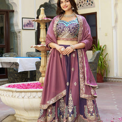 Heavy Embroidery Wedding Lehenga