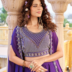 Moti & Sequence Work Lehenga