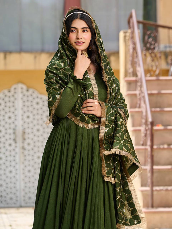 Embroidered Georgette Lehenga