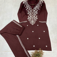 Special Trending Embroidery Work Co-Ord Sets