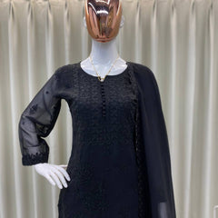 Georgette Embroidered Dresses