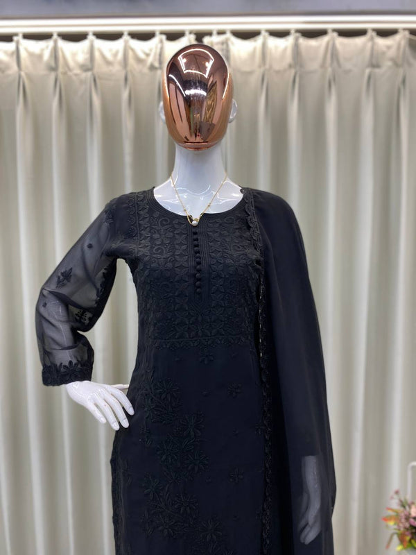 Georgette Embroidered Dresses