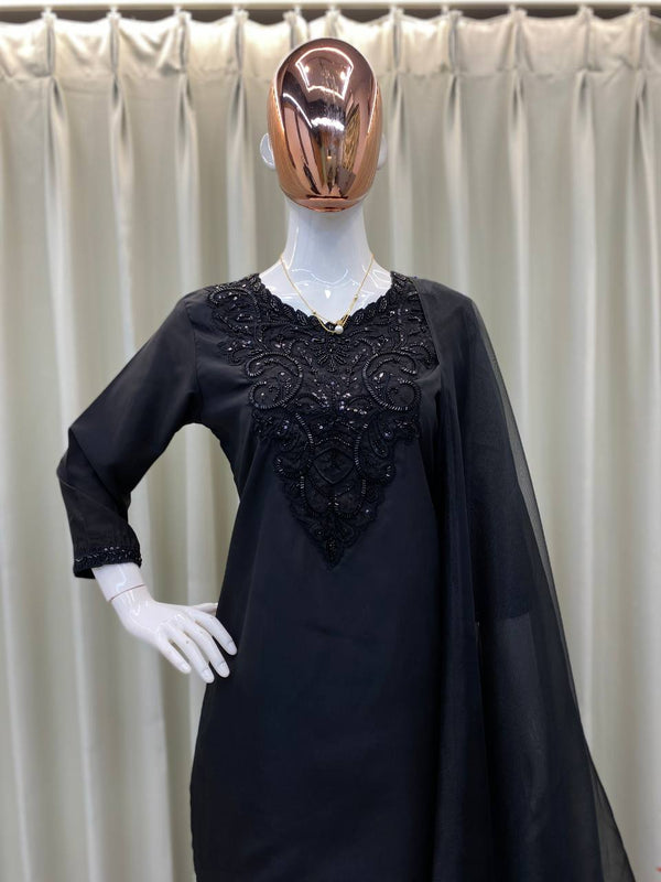 Designer Wear Exclusive 3-Piece Dresses Set