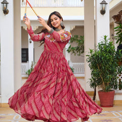 Navratri Special Gamathi Work Lehenga