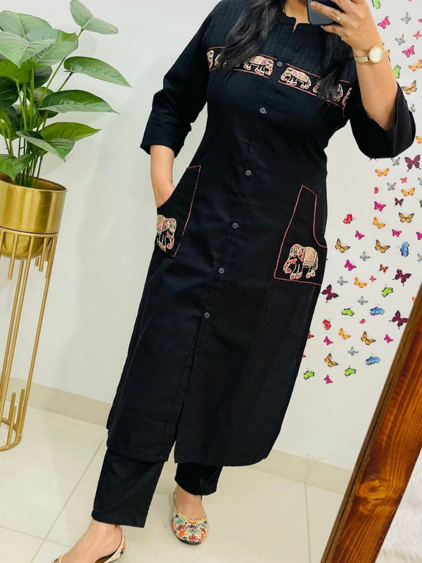 Office Wear Embroidery  Co-Ord Sets