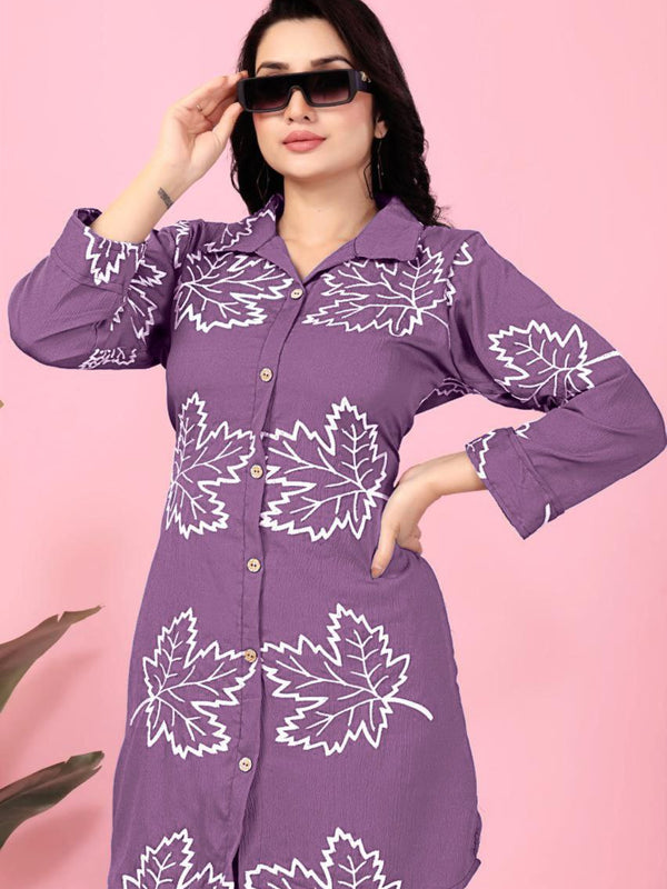 Stylish Co-Ord Set With Chain Work