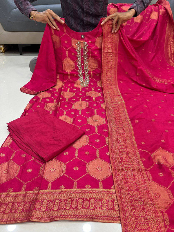 Pure Banarasi Silk Dresses