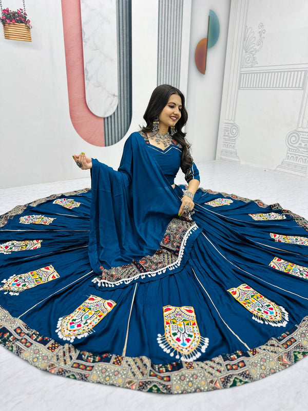 Festive Cotton Lehenga Choli