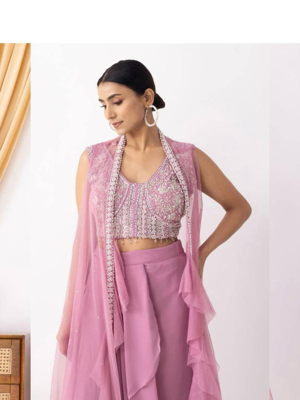 Three-Piece Handwork Indo Western