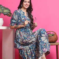 Beautiful Printed maxi Gown