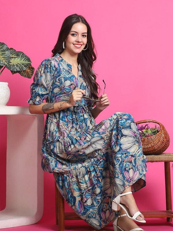 Beautiful Printed maxi Gown