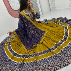 Real Mirror Work Lehenga Choli