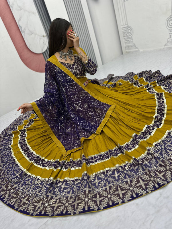 Real Mirror Work Lehenga Choli