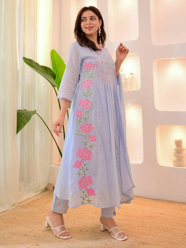 Graceful Parampara Silk Embroidered Dresses