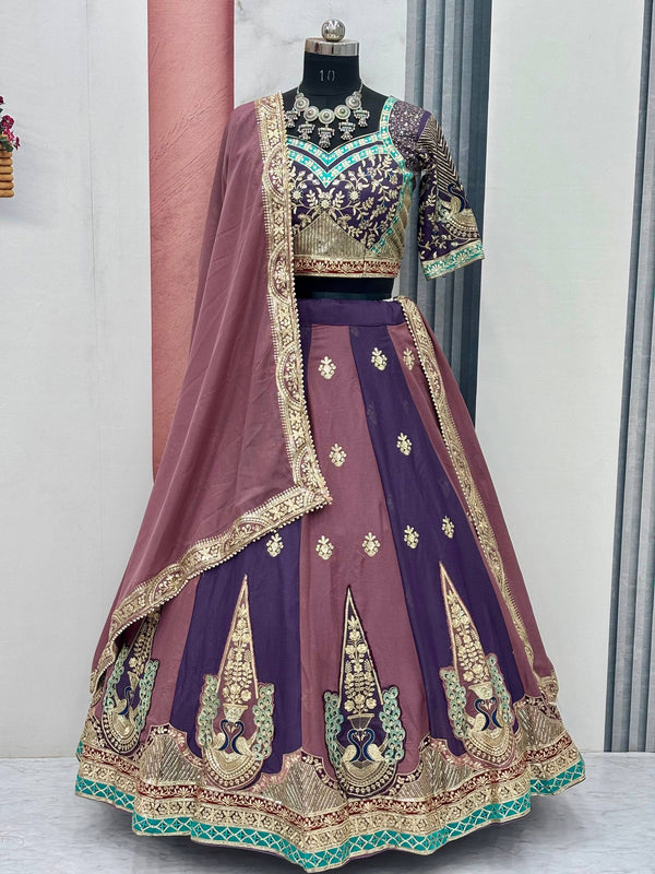 Heavy Embroidery Wedding Lehenga