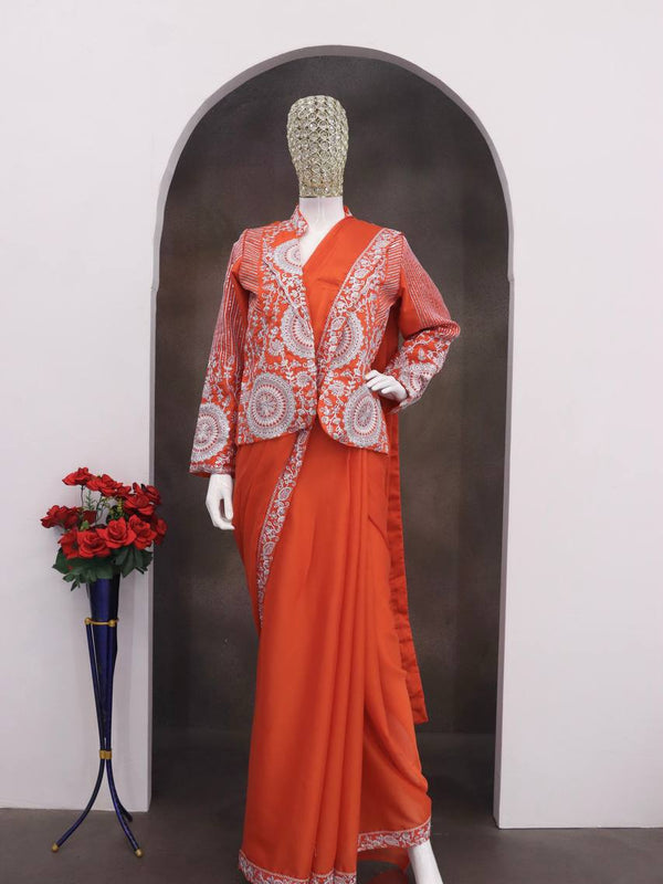 Modern Pre-Stitched Saree