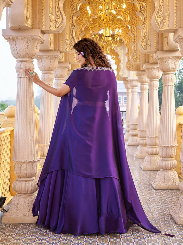 Moti & Sequence Work Lehenga